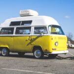 Retrofit - yellow and white volkswagen t-2 van