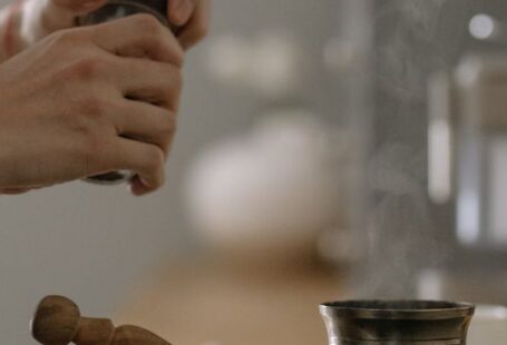 Traditional Methods - Brewing Coffee in Kettle on Induction Hop